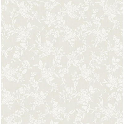 Tonal Floral Neutral Wallpaper